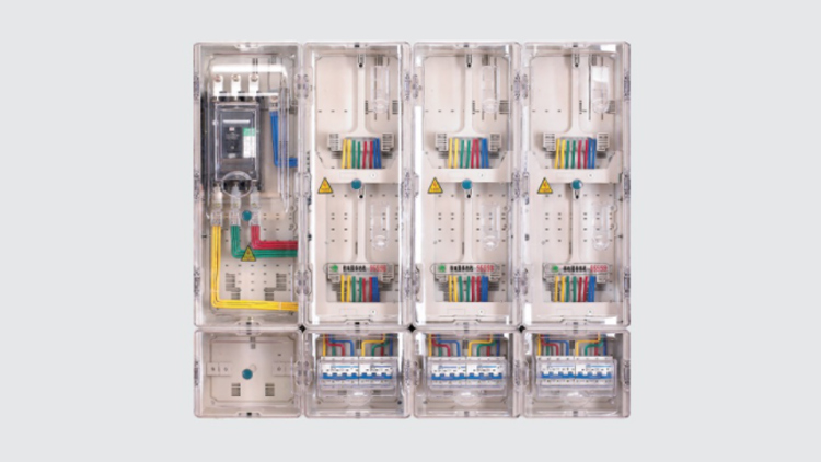 HR-K601N 單相六表位電能計量箱